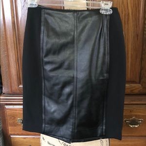 Trendy Leather Skirt